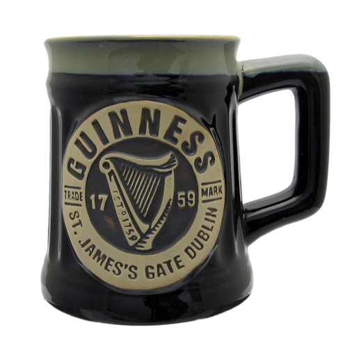 Guinness Official Merchandise Pottery Mug Harp Logo Design 5576 | eBay
