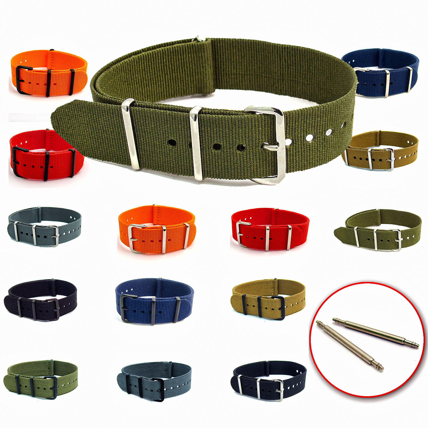 NATO Military Style Watch Strap