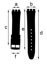 Watch Strap Size Diagram