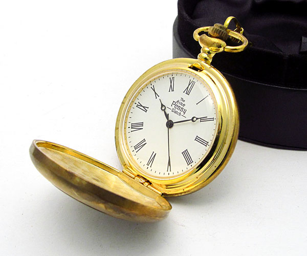 Irish Eire 1941 Penny Pocket Watch New in Box Tarnished Bid For A