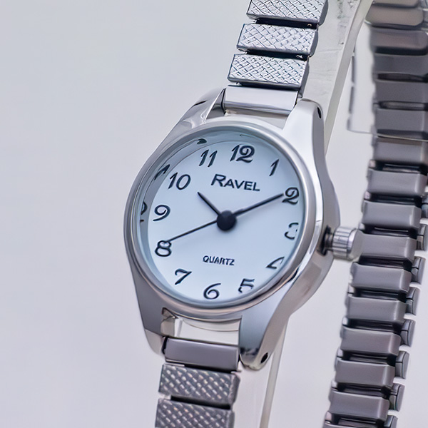 Ravel expanding bracelet watch